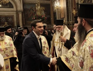 Α. Τσίπρας, Π. Παυλόπουλος και Κ. Μητσοτάκης στην δοξολογία από τον Αρχιεπίσκοπο (φωτό)